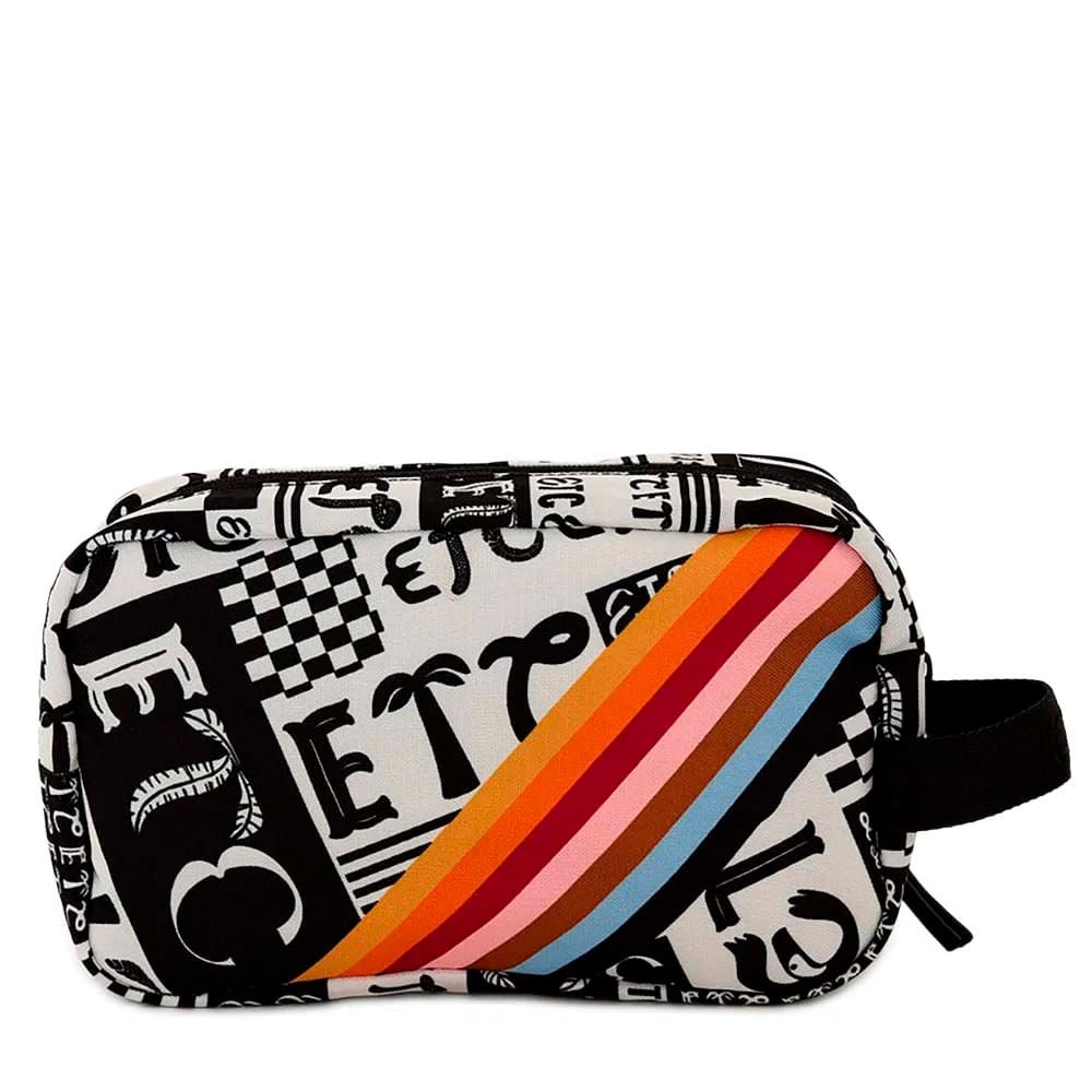 Necessaire Farm Tipografico 78331096 Preto/Branco 3