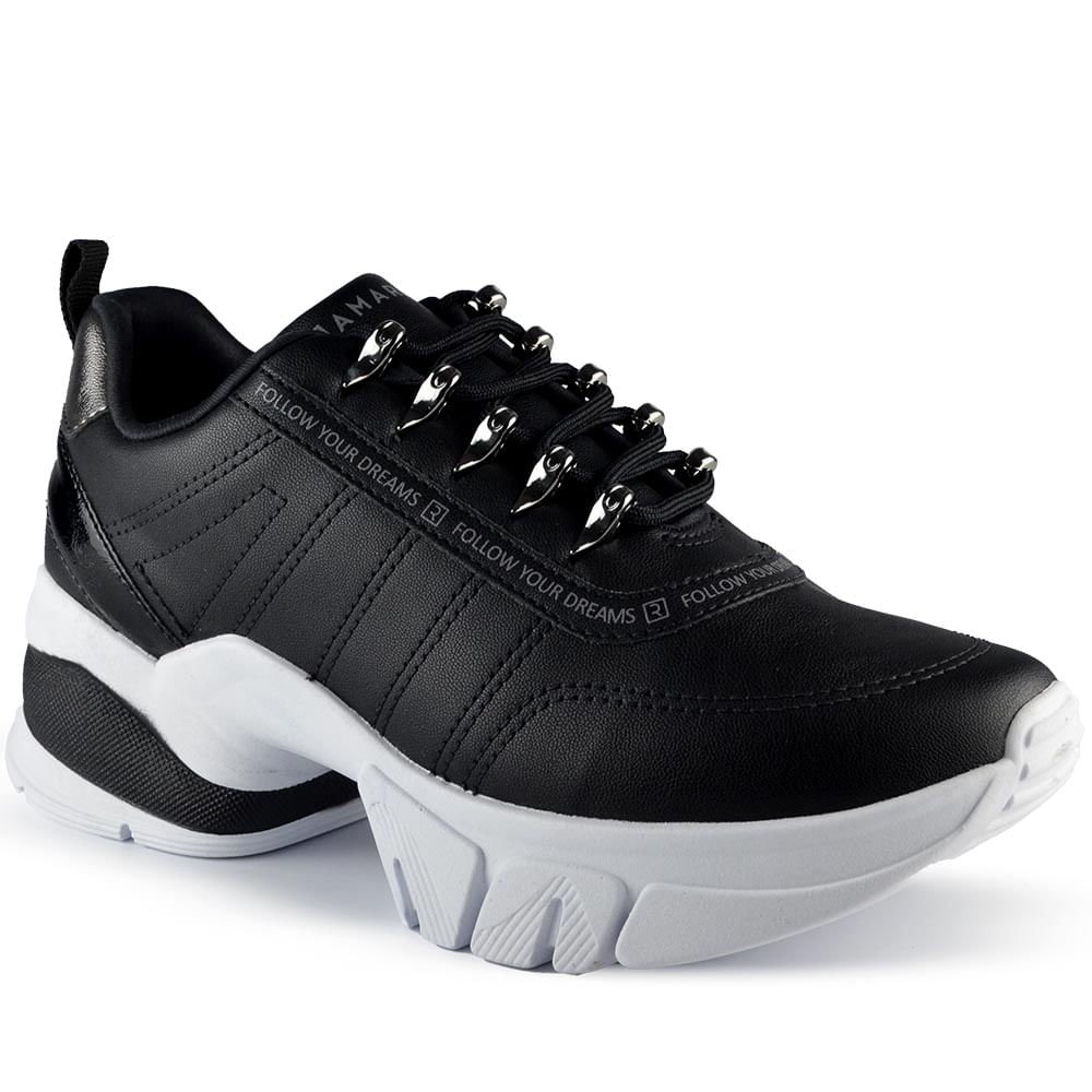 Tênis Casual Ramarim Feminino 2480102 Preto 2