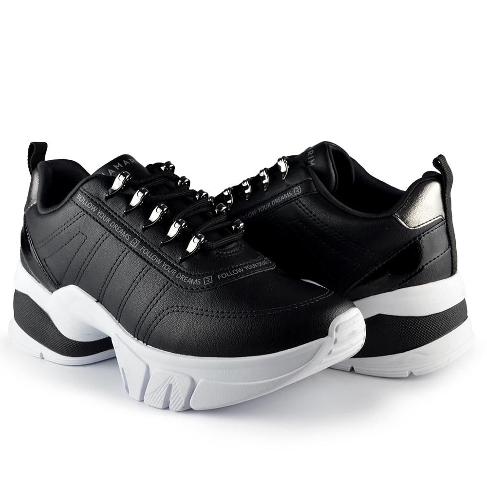 Tênis Casual Ramarim Feminino 2480102 Preto 6