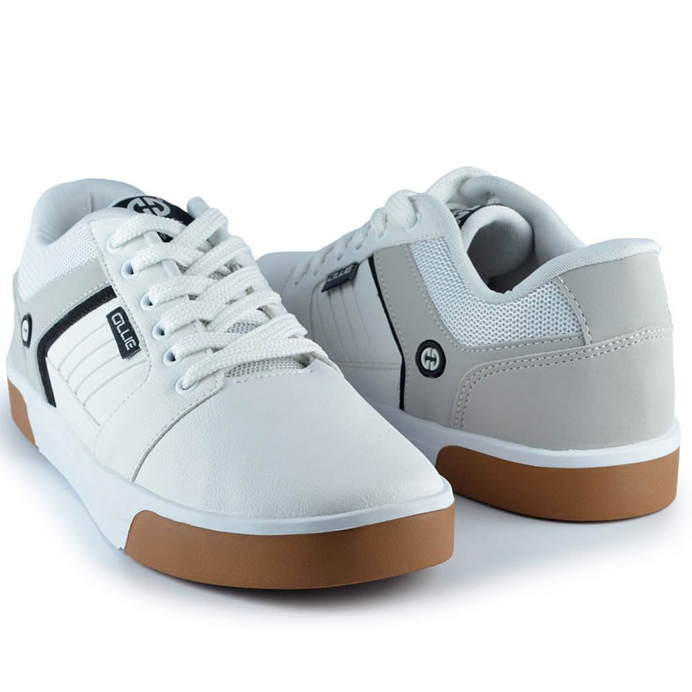 Tênis Casual Ollie Masculino Monster Branco 6