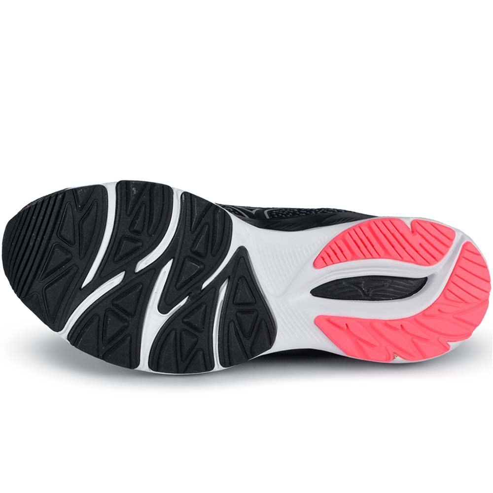 Tênis Esportivo Mizuno Feminino Wave Way 4 Vermelho/Preto 2