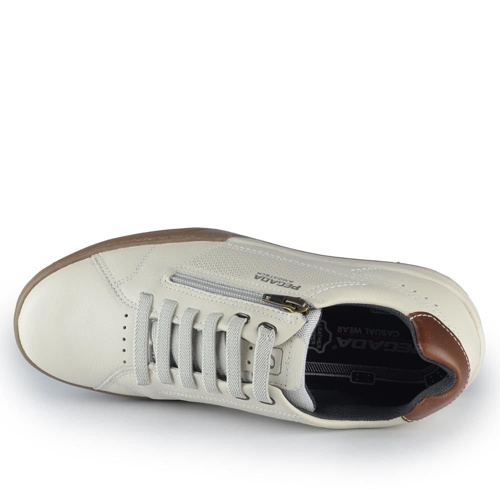 Sapatênis Pegada Masculino 111002 Bege 4