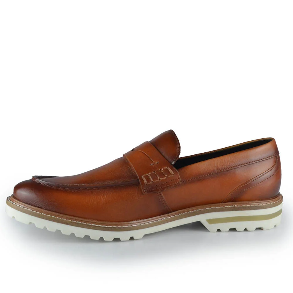 Sapato Social Masculino Ferracini Cincy 3405 Marrom 3