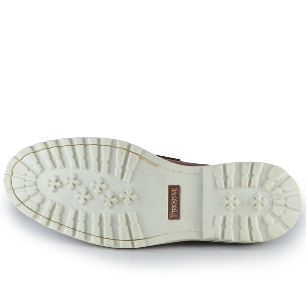 Sapato Social Masculino Ferracini Cincy 3405 Marrom 5
