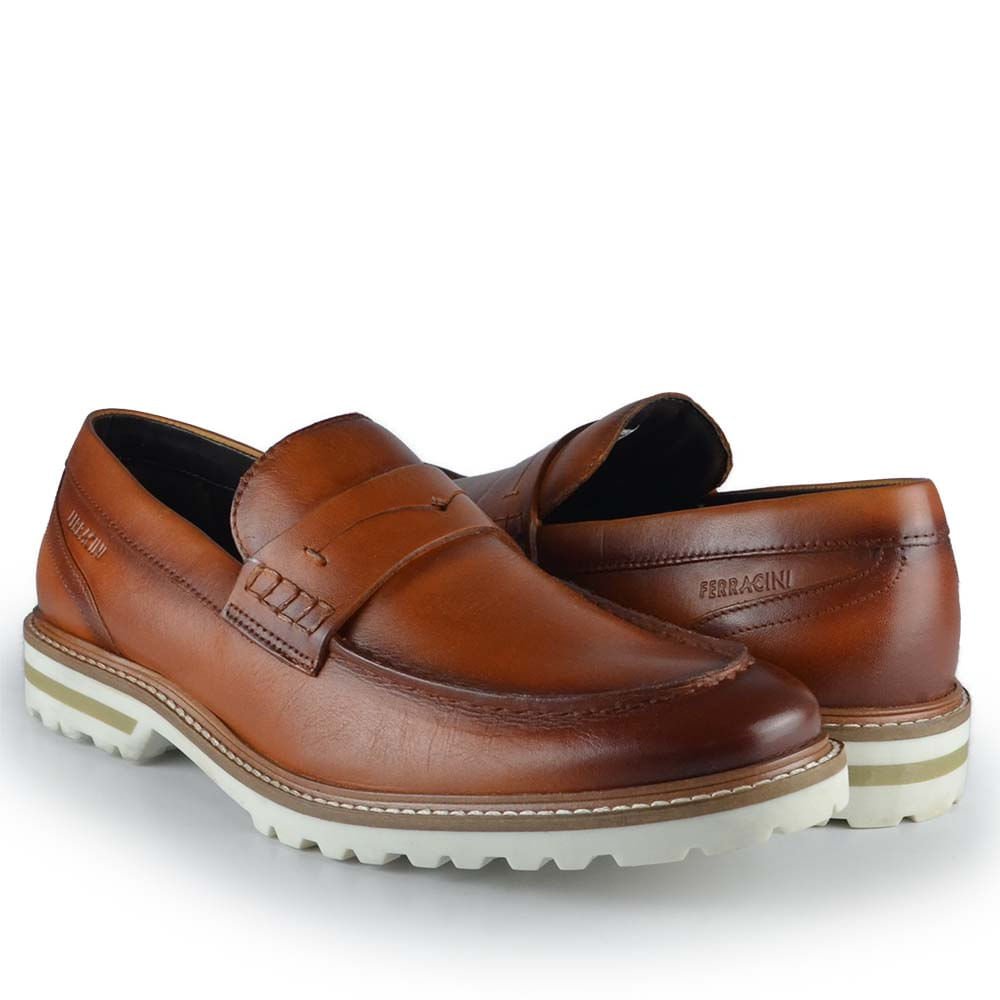 Sapato Social Masculino Ferracini Cincy 3405 Marrom 6