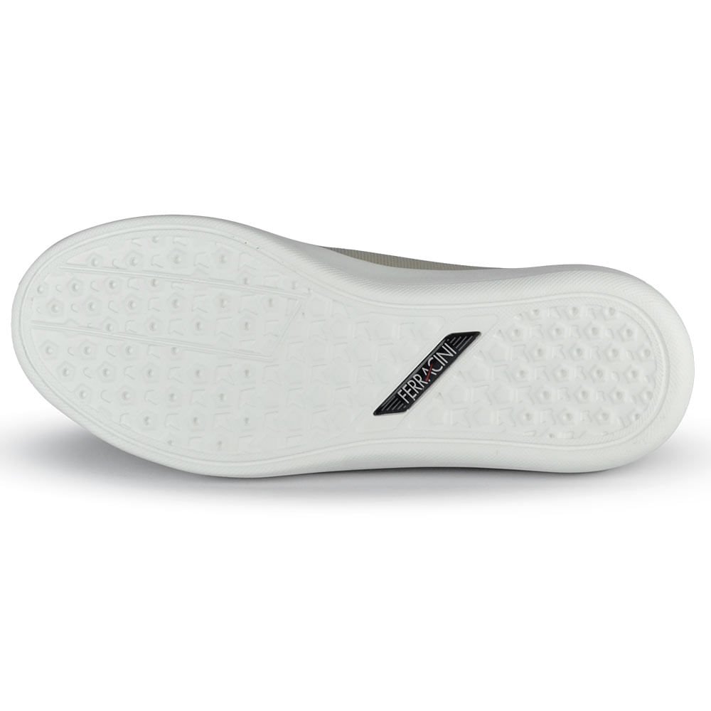 Sapatênis Masculino Ferracini Marvim Couro 7318 Bege 5