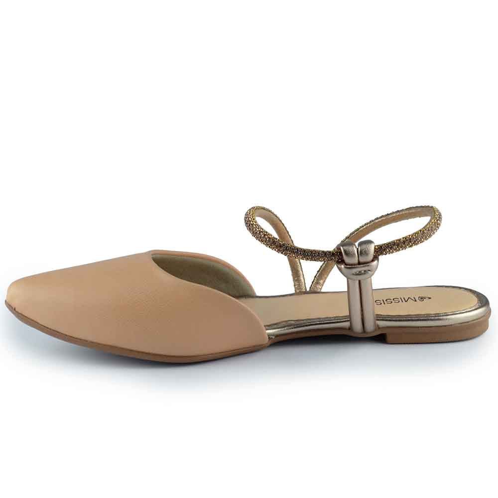 Chanel Mississipi Feminino Strass - Brilho MI762 Bege 3