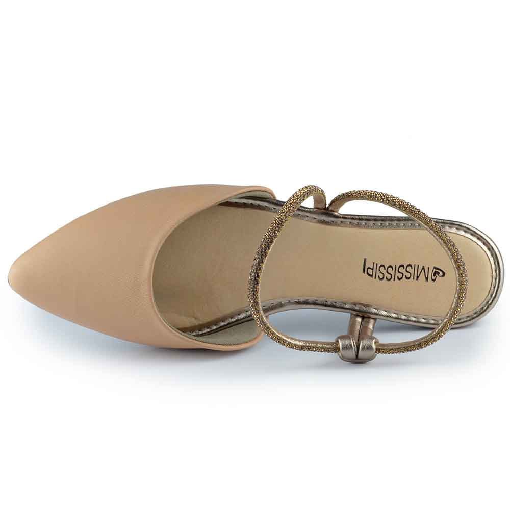 Chanel Mississipi Feminino Strass - Brilho MI762 Bege 4