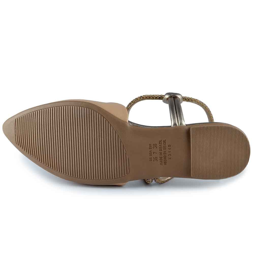 Chanel Mississipi Feminino Strass - Brilho MI762 Bege 5