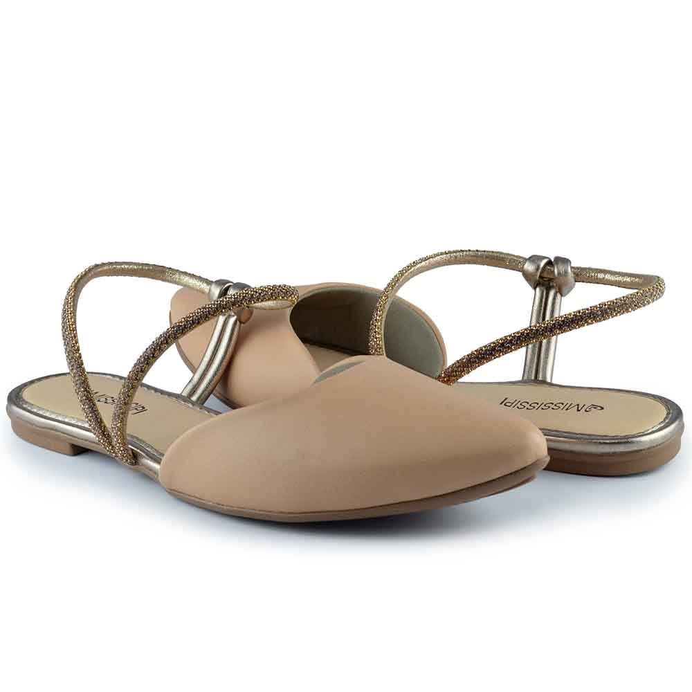 Chanel Mississipi Feminino Strass - Brilho MI762 Bege 6