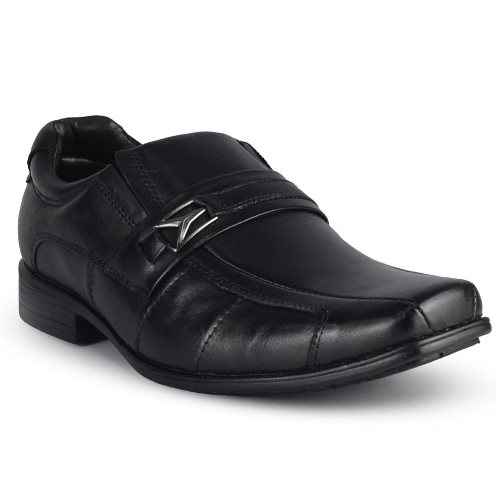 Sapato Social Masculino Zapattero Flex Couro 8286 Preto 2