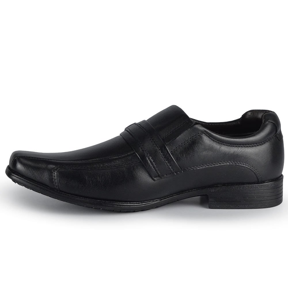 Sapato Social Masculino Zapattero Flex Couro 8286 Preto 3