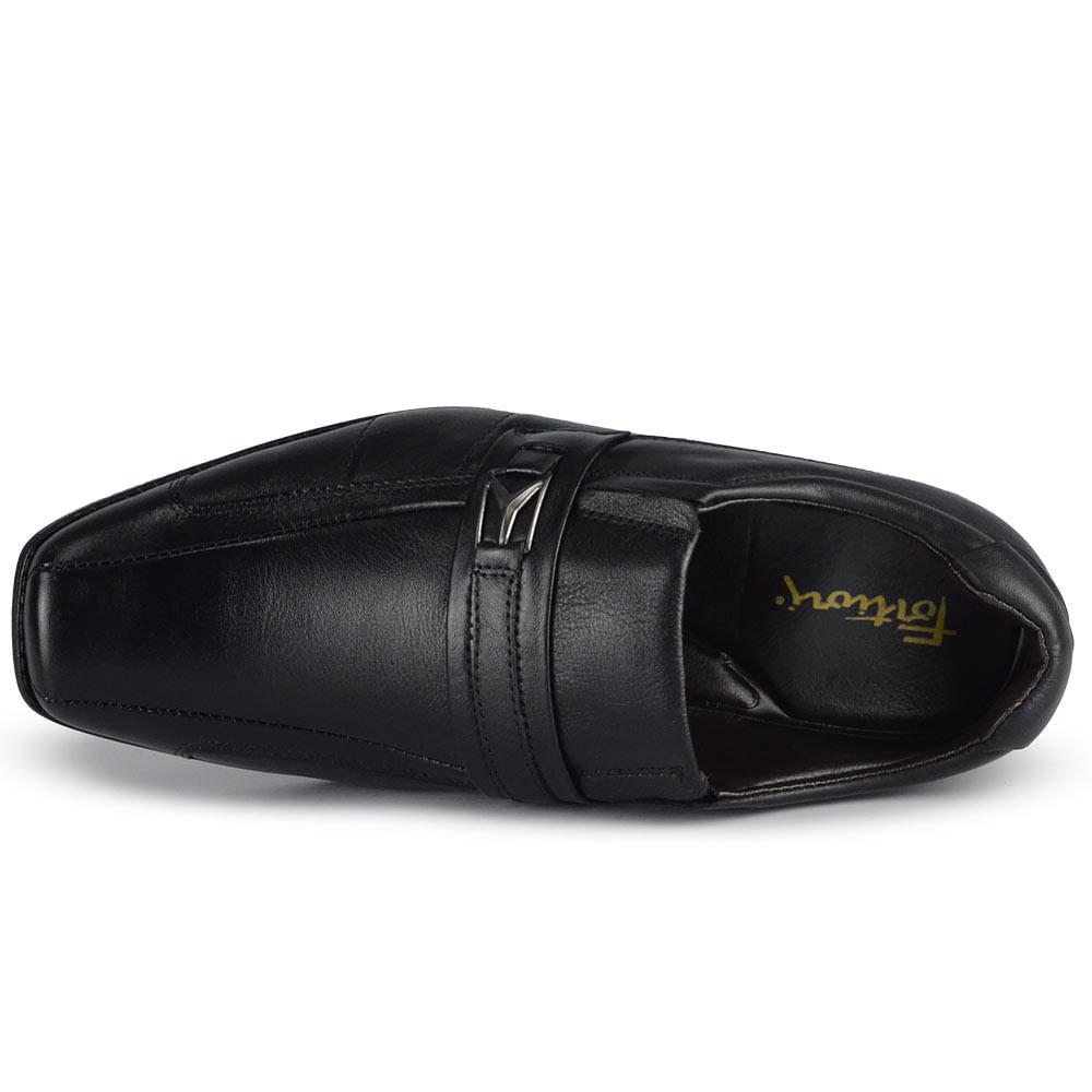 Sapato Social Masculino Zapattero Flex Couro 8286 Preto 4