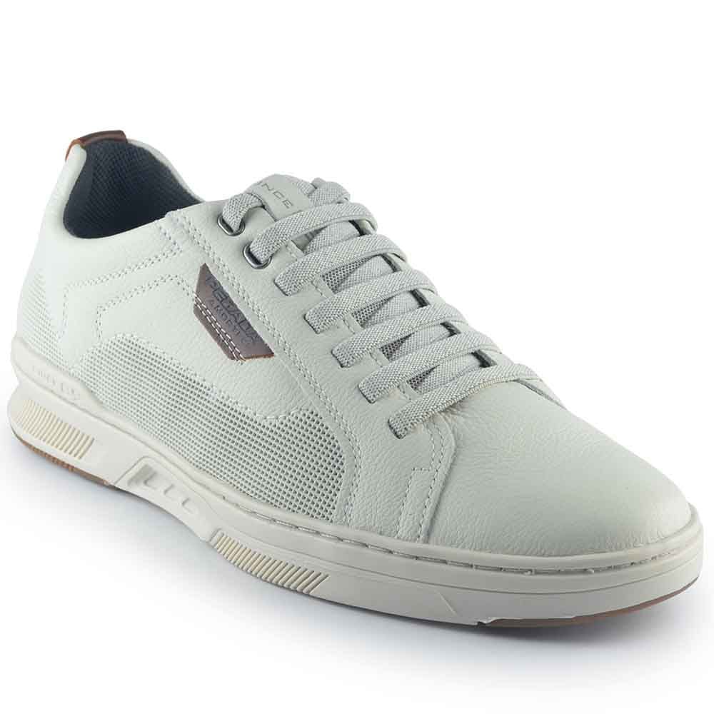 Sapatênis Masculino Pegada Couro 110602 Branco 2