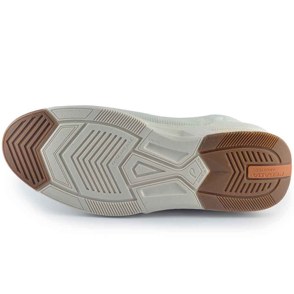 Sapatênis Masculino Pegada Couro 110602 Branco 5