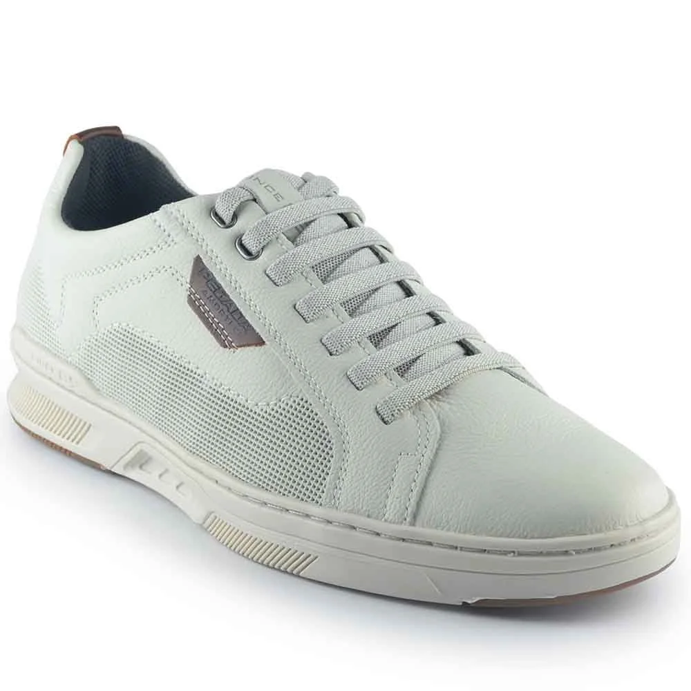Sapatênis Masculino Pegada Couro 110602 Branco 2
