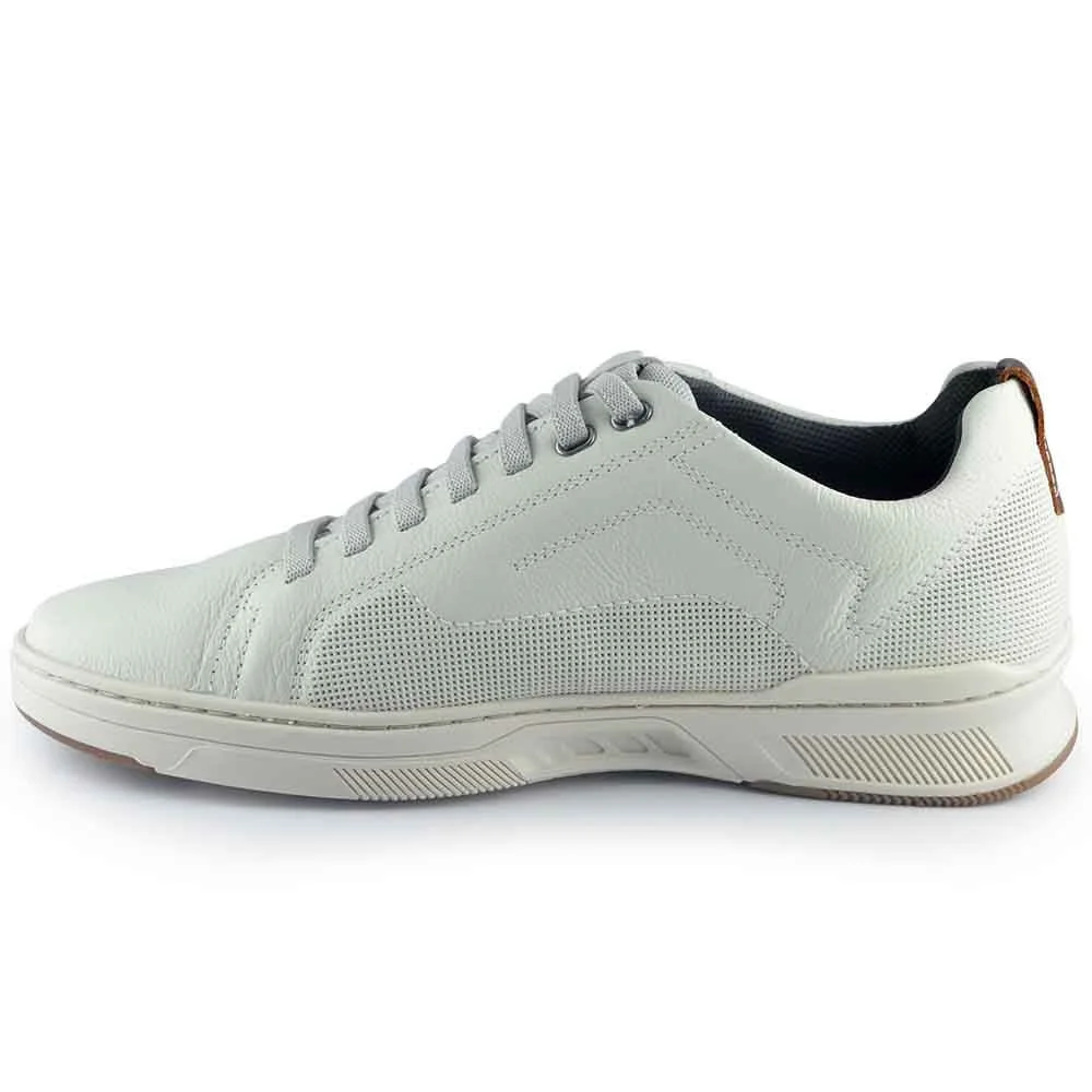Sapatênis Masculino Pegada Couro 110602 Branco 3