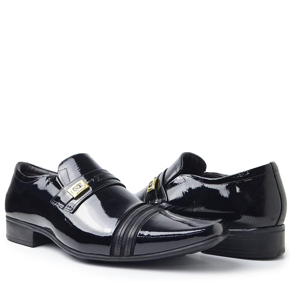 Sapato Social Jota Pe Masculino Air Prince 84617 Preto 6