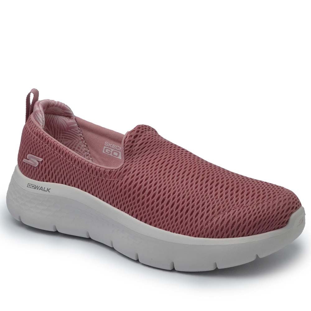 Tênis Casual Skechers Feminino Go Walk 896253 Rosa 2