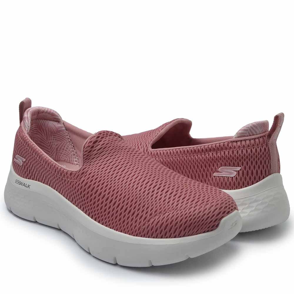 Tênis Casual Skechers Feminino Go Walk 896253 Rosa 6