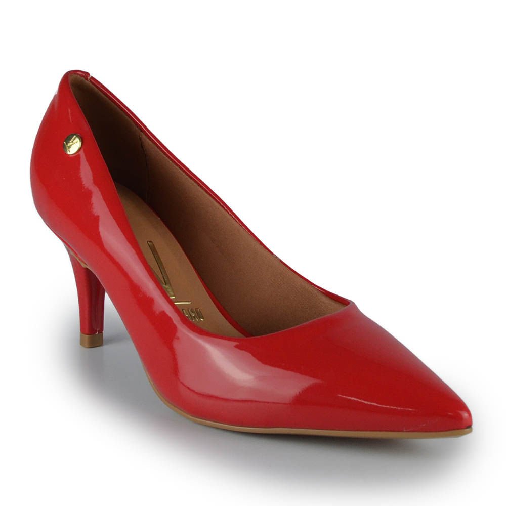 Scarpin Vizzano Feminino 1185.702 Verniz Vermelho 2