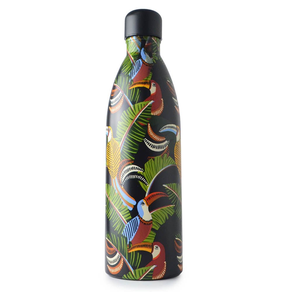 Garrafa Farm Folhagens 1L 78331047 Preto 2