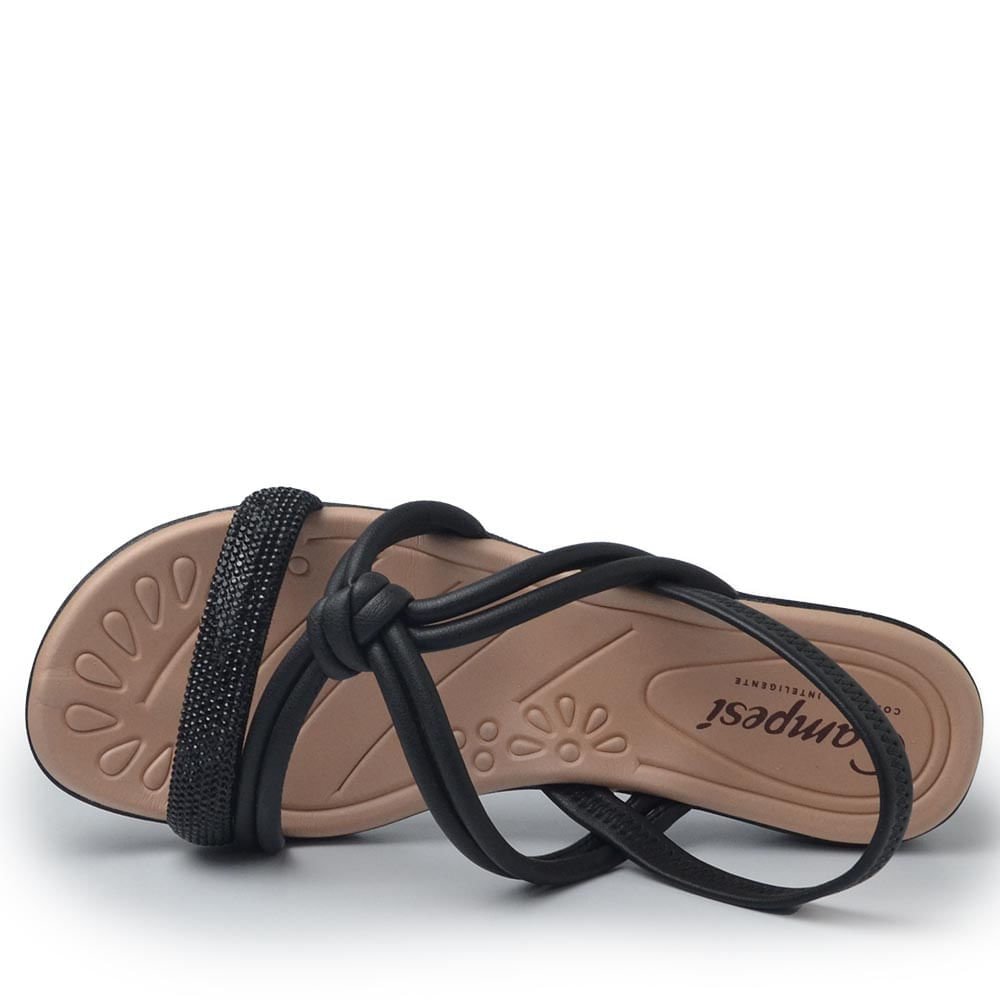 Sandália Flatform Campesi Feminina CP131 Preto 4