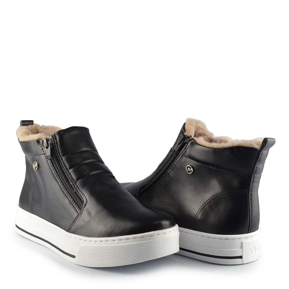 Tênis Casual Via Marte Feminino 030-001-02 Preto 6