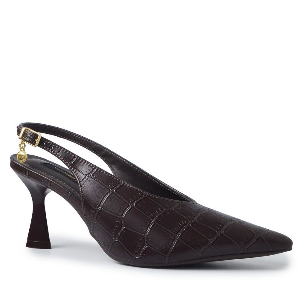 Scarpin Via Marte Feminino 145-022-01 Café 2