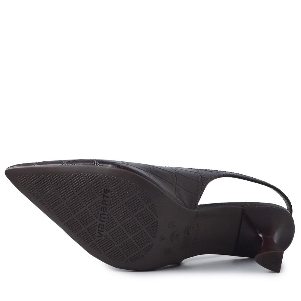 Scarpin Via Marte Feminino 145-022-01 Café 5