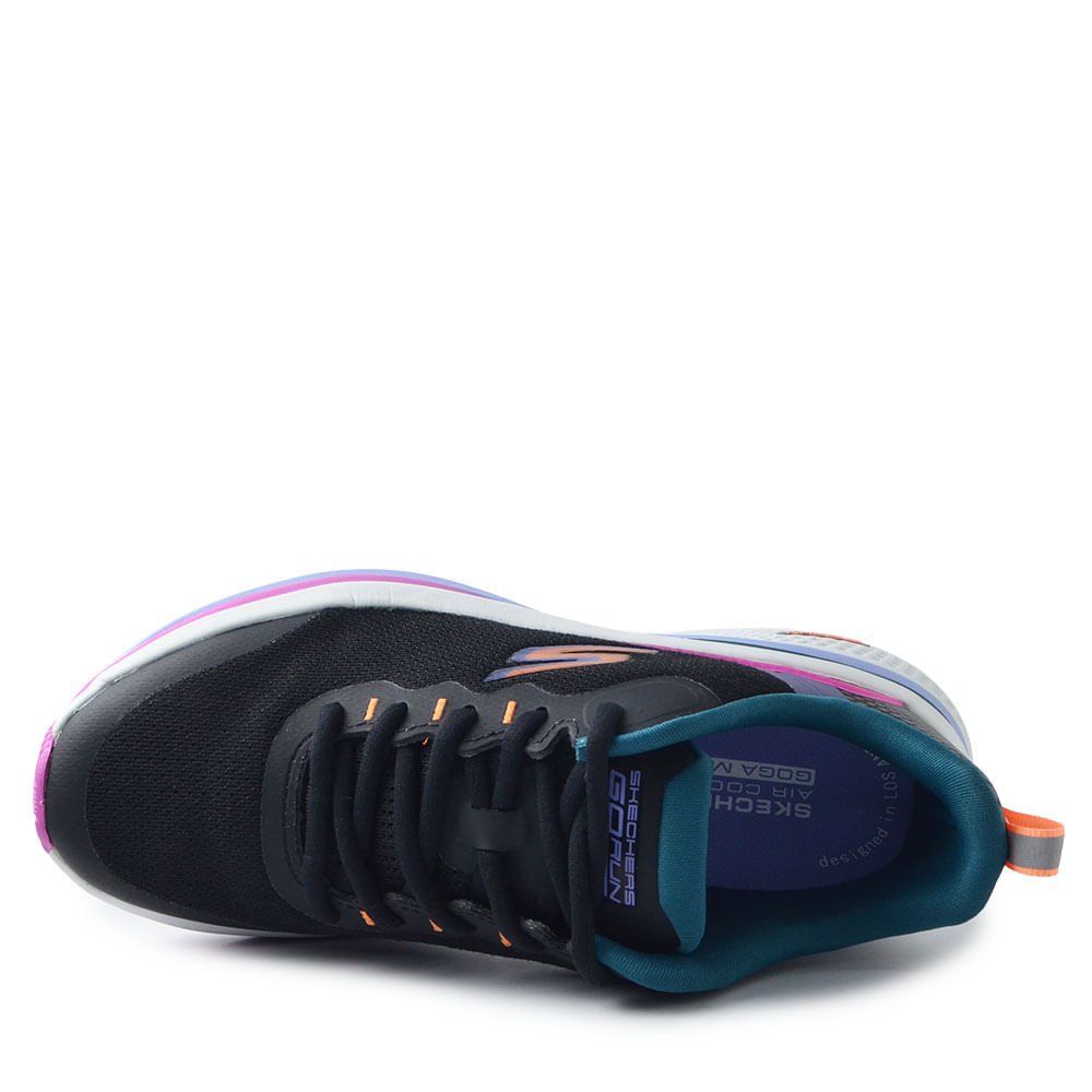 Tênis Esportivo Skechers Feminino W GO RUN ELE 129002BR Preto 4