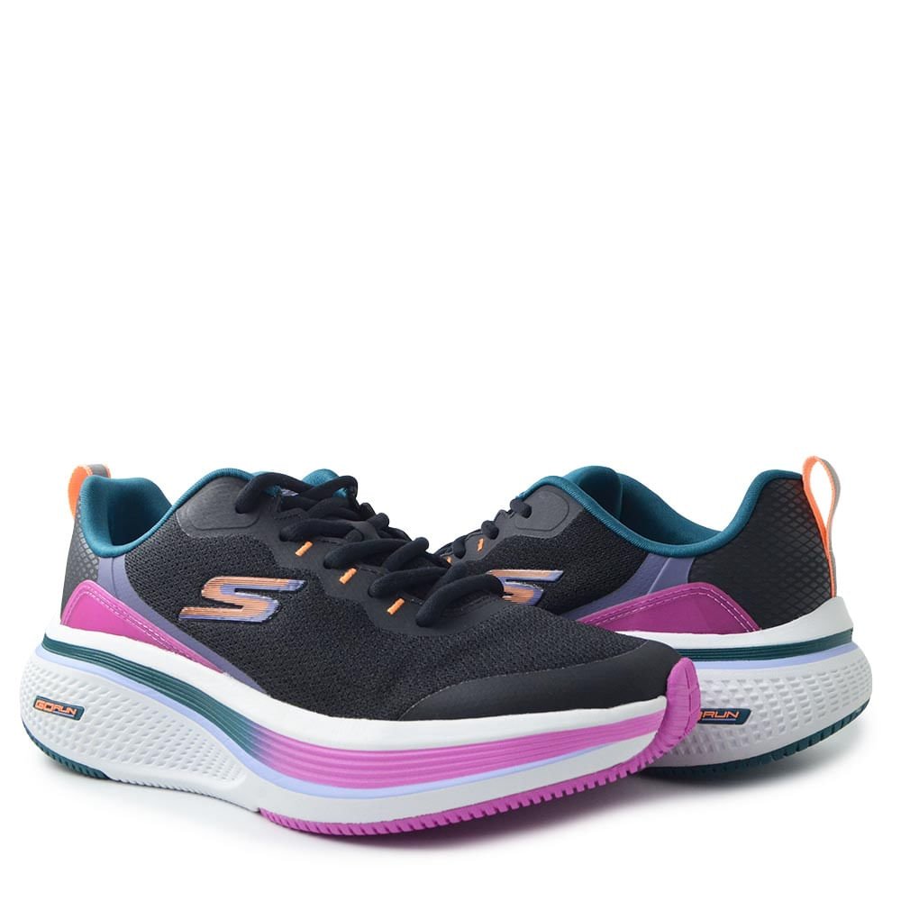 Tênis Esportivo Skechers Feminino W GO RUN ELE 129002BR Preto 6