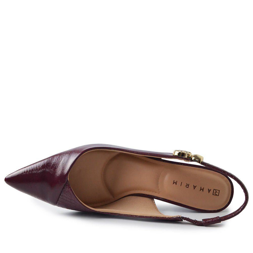 Scarpin Ramarim Feminino 2616132 Marsala 4