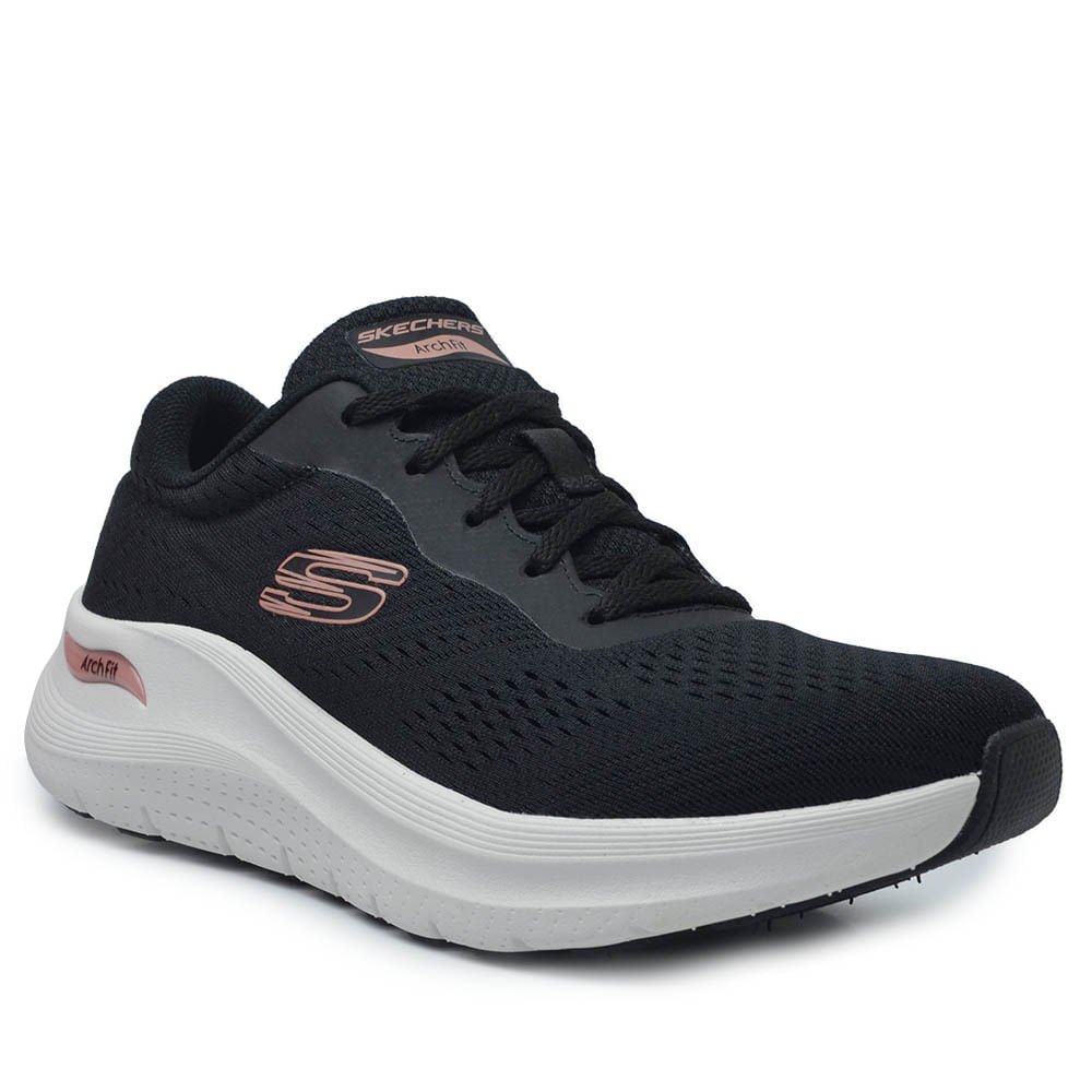 Tênis Esportivo Skechers Feminino Arch Fit 2.0 150051 Preto 2