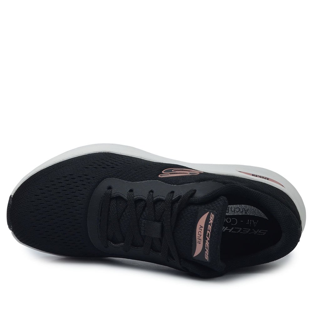 Tênis Esportivo Skechers Feminino Arch Fit 2.0 150051 Preto 4