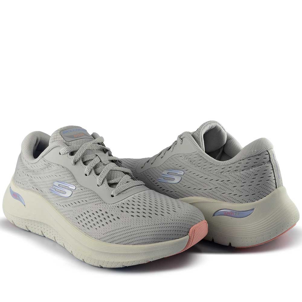 Tênis Esportivo Skechers Feminino Arch Fit 2.0 150051 Cinza 6