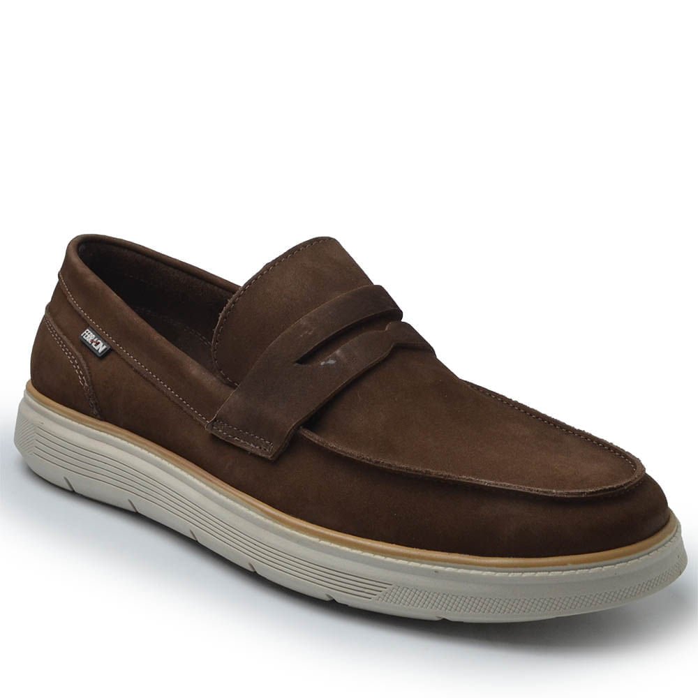 Mocassim Ferracini Masculino Prisma 7270 Café 2