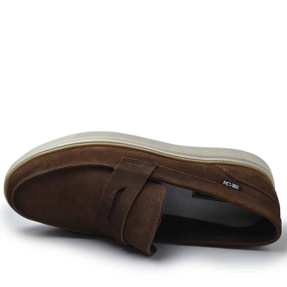 Mocassim Ferracini Masculino Prisma 7270 Café 4
