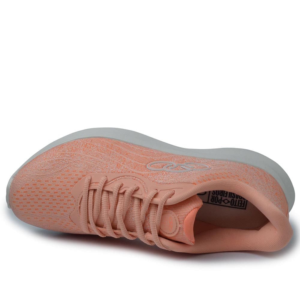 Tênis Esportivo Olympikus Feminino Venus 3  338 Laranja 4