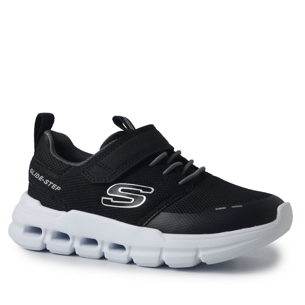 Tênis Esportivo Infantil Skechers Gilde Masculino 404172L Preto 2