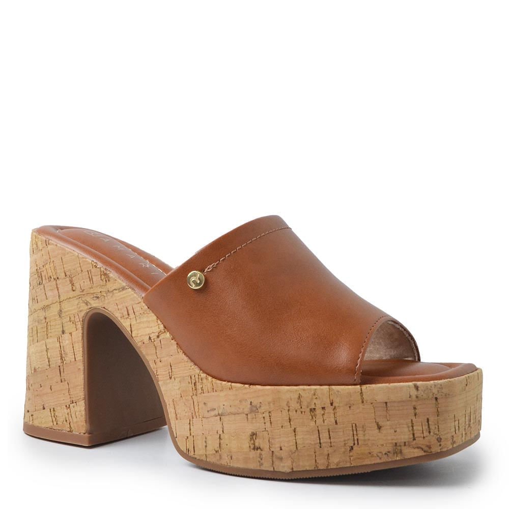 Tamanco Ramarim Feminino 2535201 Marrom 2