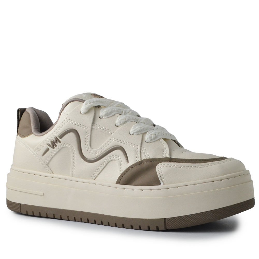Tênis Casual Via Marte Feminino 306-002-16 Bege 2