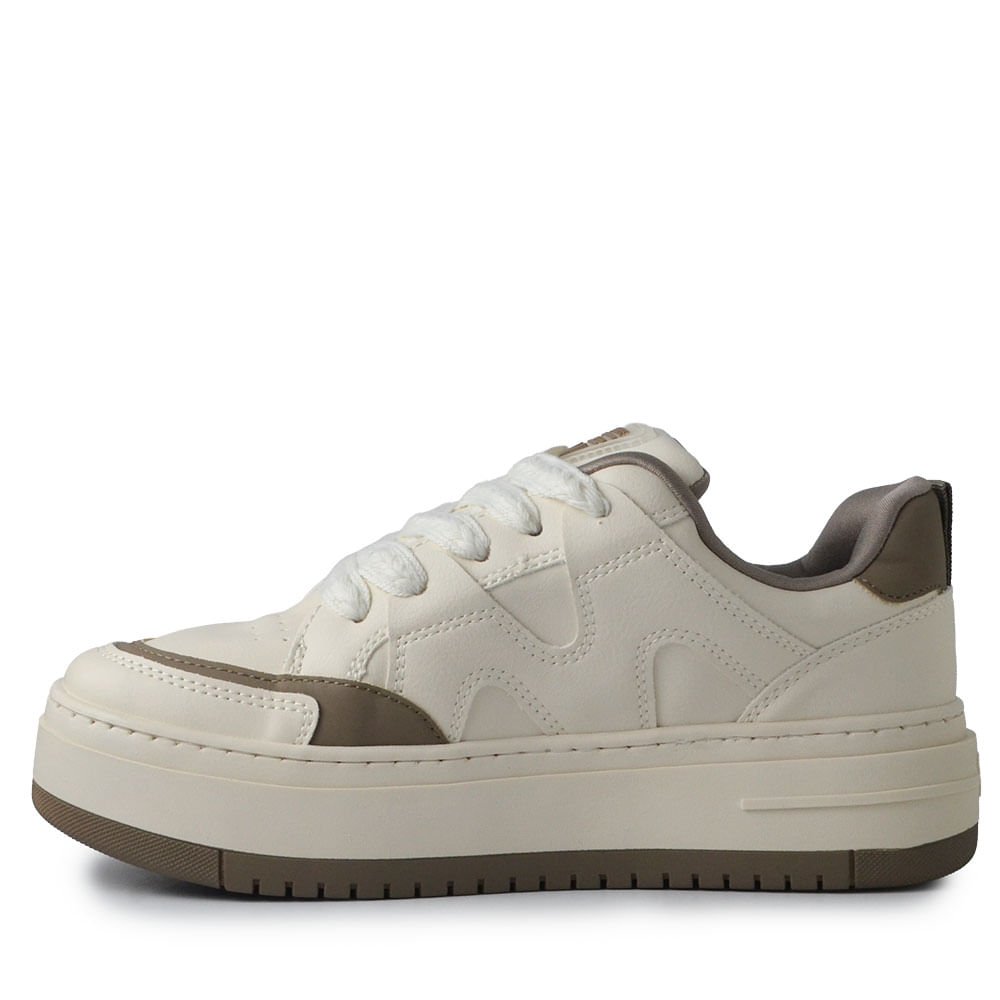 Tênis Casual Via Marte Feminino 306-002-16 Bege 3