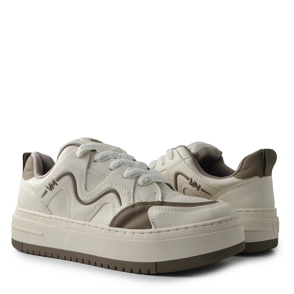 Tênis Casual Via Marte Feminino 306-002-16 Bege 6
