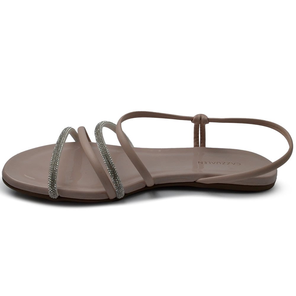 Sandália Rasteira Cazzualen Feminina 440.6694 Rosa 3