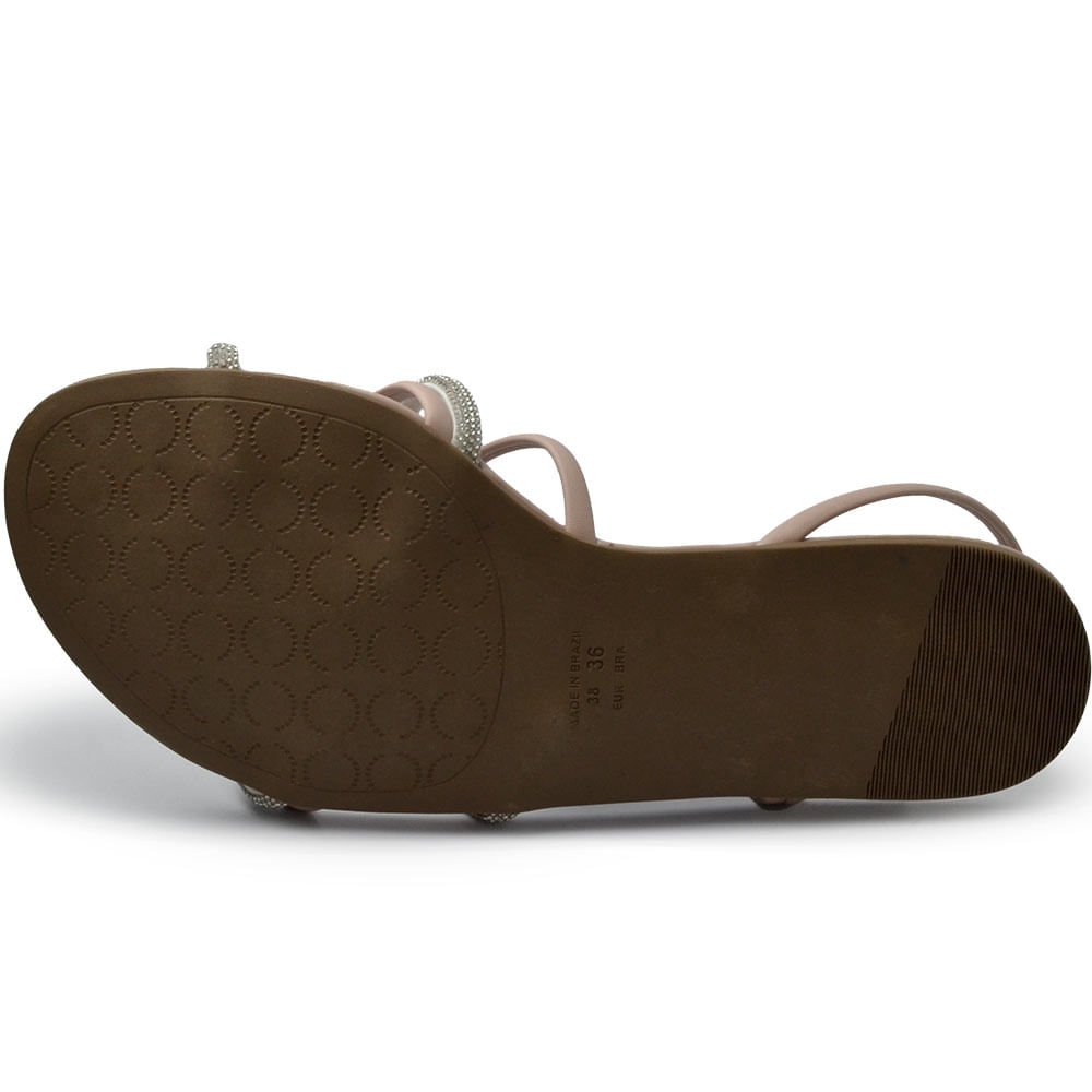 Sandália Rasteira Cazzualen Feminina 440.6694 Rosa 5