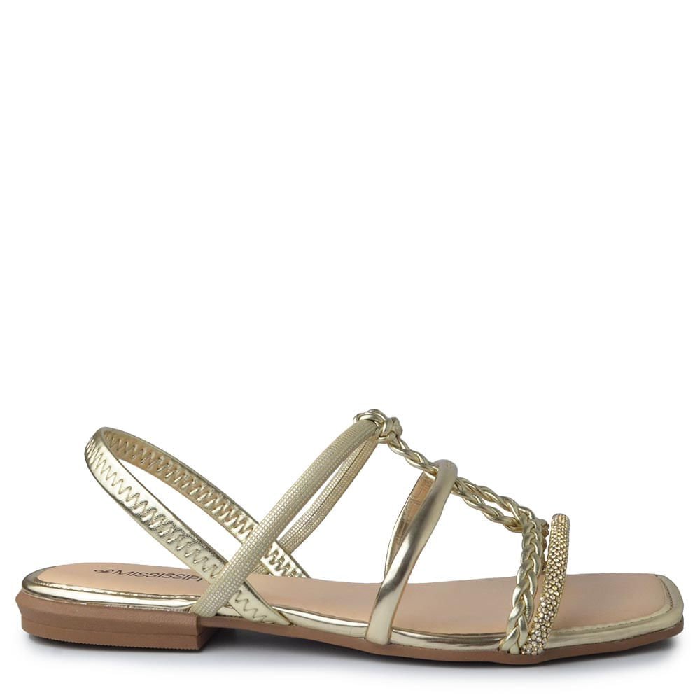 Sandália Rasteira Mississipi Feminina JO662