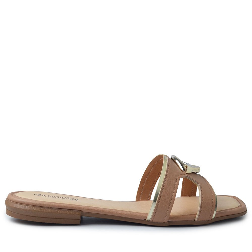 Sandália Rasteira Mississipi Feminina JO131