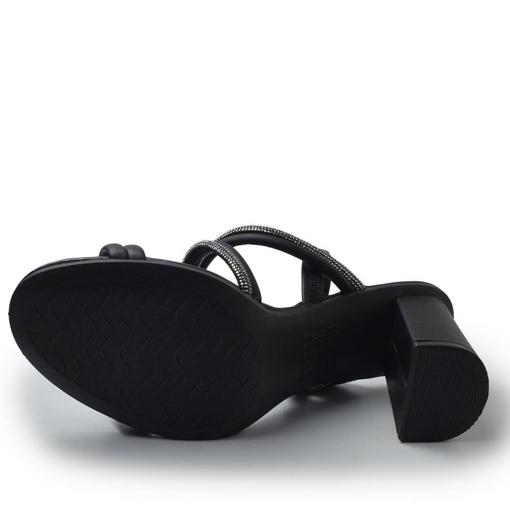 Sandália Dakota Feminina Salto Bloco Alto Y7891 Preto 5