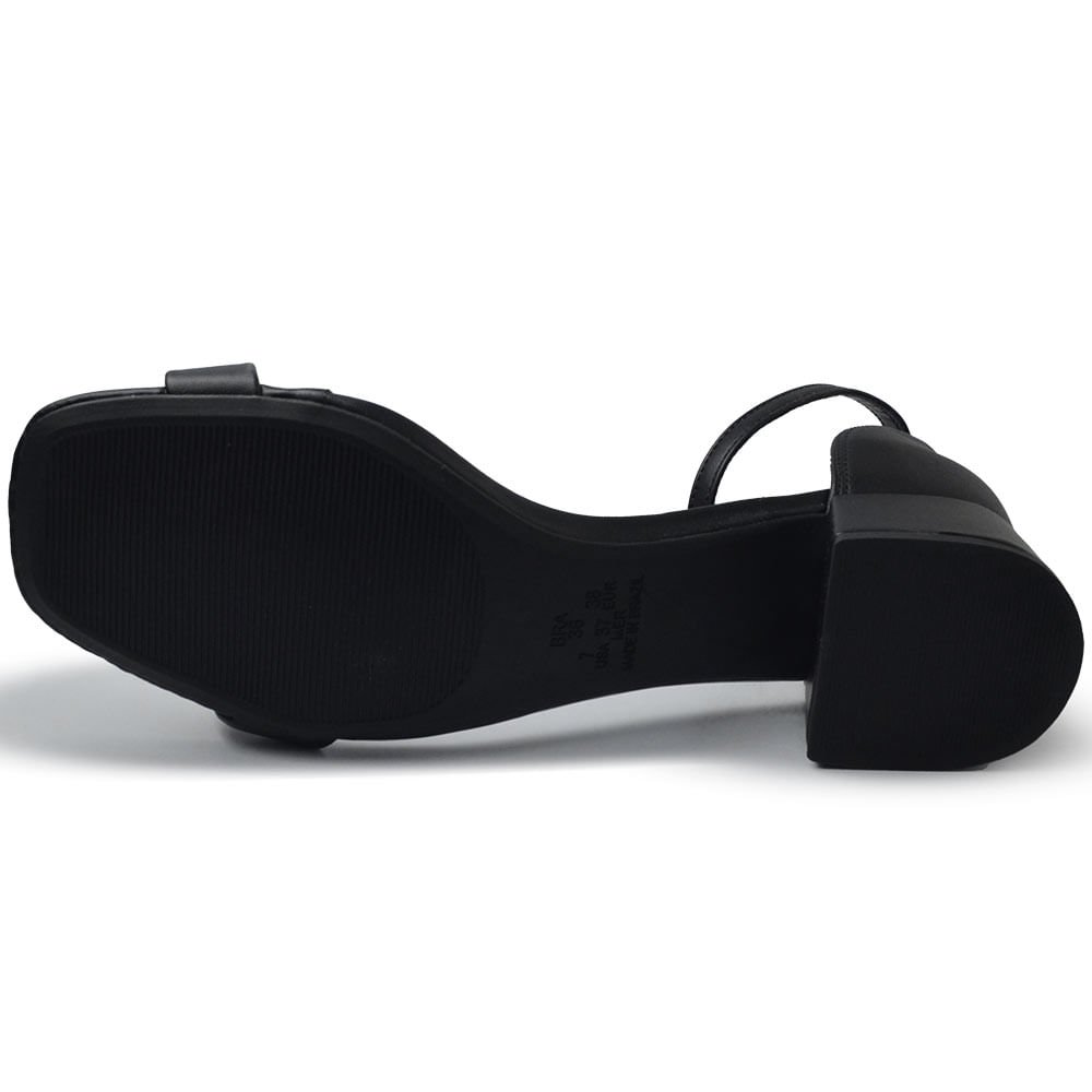 Sandália Cazzualen Feminina Salto Bloco Baixo 475.6646 5